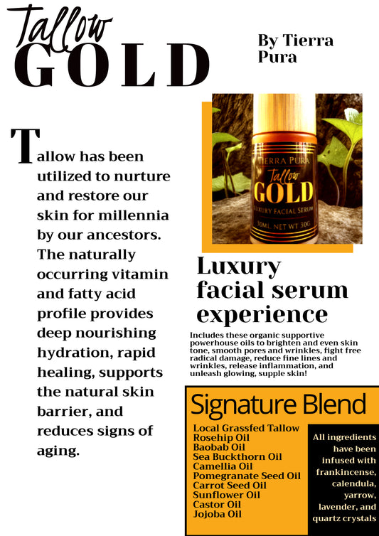 Tallow Gold Luxury Facial Serum